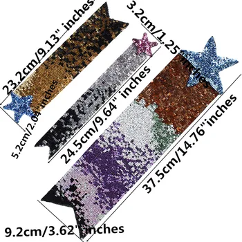 5set Nauja Meteoras Žvaigždės China Pleistrai Geležies Aplikacijos, T-marškinėliai, Megztinis Papuoštas Emblemos Amatų Siuvimo Reikmenys TH1179