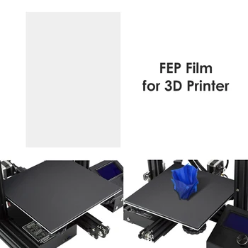 5vnt/daug 200x140mm FEP Filmų 0,1 mm Storio, už SLA DLP LCD 3D Spausdintuvą, Plastikiniai Lygaus Paviršiaus Fotonų Dervos DLP 3D Spausdintuvas