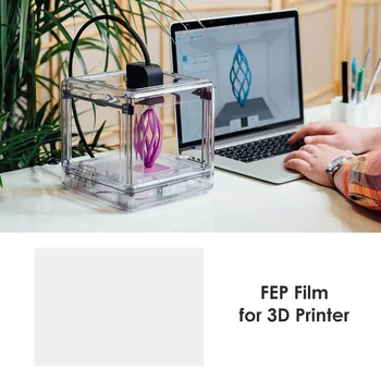 5vnt/daug 200x140mm FEP Filmų 0,1 mm Storio, už SLA DLP LCD 3D Spausdintuvą, Plastikiniai Lygaus Paviršiaus Fotonų Dervos DLP 3D Spausdintuvas