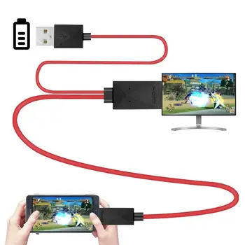 6.5 Kojų MHL Micro USB į HDMI Adapteris Keitiklis Kabelis, 1080P HDTV Android Prietaisai Samsung Galaxy S3 S4 S5 Pastaba 3 Pastaba 2 Nr.