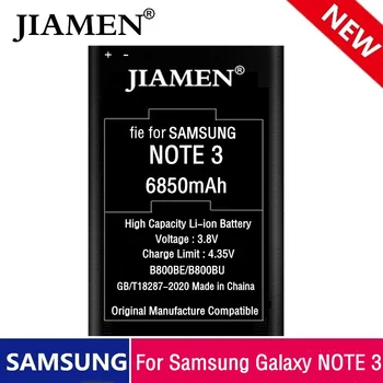 6850mAh Originalios baterijos B800BC B800BE/BU Bateriją, skirtą Samsung Galaxy Note 3 N9000 N9005 N900A N900 N9002 N9008 N9009 N9006 N9008S