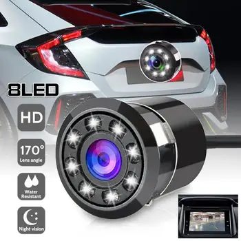 8 LED Atsarginė Kamera, Automobilio Statymo Galinio vaizdo Atvirkštinio 170° Naktinio Matymo Vandeniui