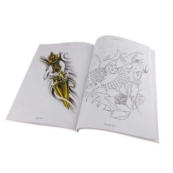 80 Puslapių Tradicinės Kinų Tatuiruotė Nuoroda 