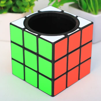 9.5 CM Rašiklio Laikiklis Atveju Piggy Bank 3x3x3 Magic Cube Pasukti Puzzle Biuro Apdailos, Dovanos, Žaislai Vaikams, Suaugusiems 9.5 CM