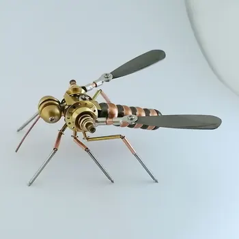 9.5 x 8.5 x 5CM 3D Metalo Mechaninės Vabzdžių Amatų Mechaninė Gatavo Modelio, Namų Stalo Dekoras - Uodai