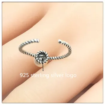 925 gryno sidabro, perlų žiedas moterims žiedai Perlų žiedas bagues pour femme accesorios mujer hip-hop derliaus žiedas