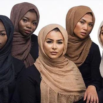 95x195cm moterų medvilnės kietas Islamo musulmonų galvos skara, kaklaskares ir antklodės pashmina moterų foulard viskozė maxi vingiuoti debesis hijab