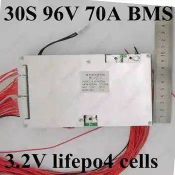 96V 70A LifePo4 baterija BMS už 30s 3.2 V lifepo4 ląstelių 96V BMS PCB akumuliatoriaus apsaugos valdybos 5000W 6000W didelės galios biudžeto įvykdymo patvirtinimo