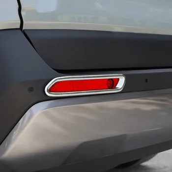 ABS Chrome Galiniai Rūko Žibinto Šviesos Padengti Auto Reikmenys Toyota Rav4 Rav 4 2019 2020