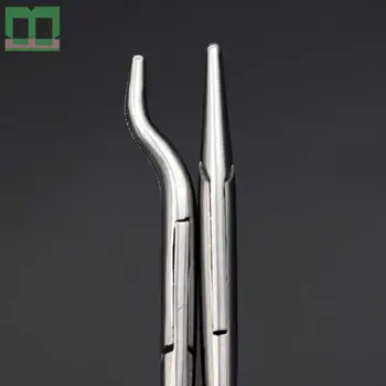 Adatų laikiklis 12.5/14cm Dvigubo voko įrankis chirurgijos operacinės priemonė nerūdijančio plieno Įrašą adatos haemostatic pincetai