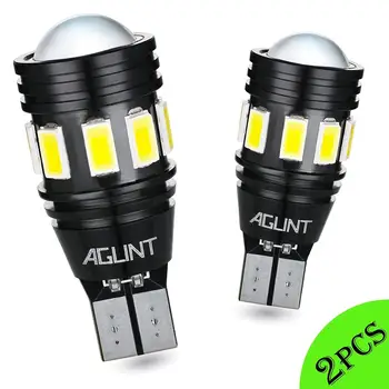 AGLINT 2VNT T15 LED W16W 912 T16 LED Automobilio Lemputes CANBUS Ne Klaida LED Šviesos 5730 SMD 3030 LED Automobilių Atsarginės Atbuline Lempa Balta 12-24V