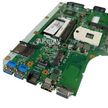 AK K55VM nešiojamas plokštė ForFor Asus A55V K55V K55VM Mainboard REV2.2/2.0 Paramą Geforce GT630 2G testuotas
