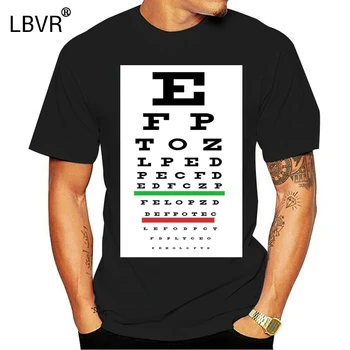 Akių Testas Diagramos Unikalus Optometry T-shirt