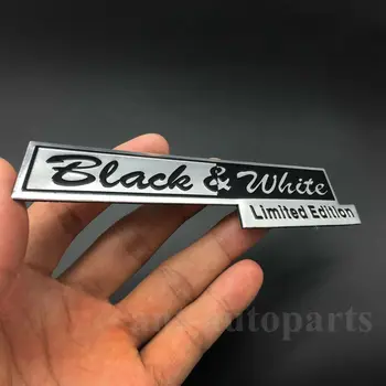 Aliuminio, Black & White Limited Edition Automobilių Kamieno Pusėje Lipdukas Lipdukas Ženklelis Emblema