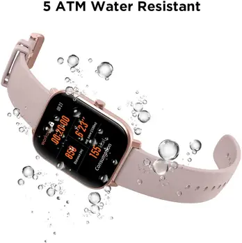 Amazfit Smartwatch GTS Pasaulyje Versija 12 Sporto Rūšių 14 Dienų Baterija Vandeniui 5ATM Moterys Vyrai Fitness Tracker 