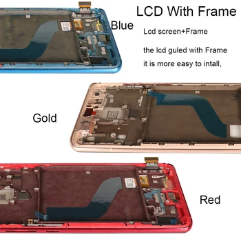 Amoled LCD Xiaomi Mi 9t MI9T Pro LCD Ekranas Su pirštų Atspaudų Atrakinti Jutiklinį Ekraną Pakeisti Xiaomi Redmi K20 Pro LCD