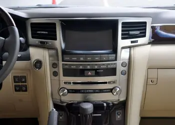 Android 8.1 Tesla stiliaus 4GB RAM Automobilių GPS Navigacijos Auto DVD Grotuvas, Lexus LX570 radijo magnetofonas galvos vienetas daugiaformačių