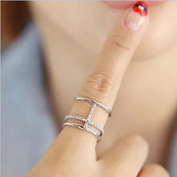 Anel Anel Masculino Anillos Žiedai Moterims Daugiasluoksnis Atidaryti Piršto Žiedą Derliaus Tailando Cz Papuošalai Už Meilužio