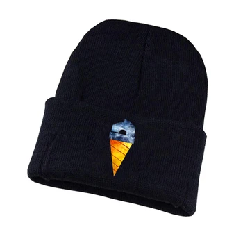 Anime Tengen Toppa Gurren-Lagann Megzti skrybėlę Cosplay skrybėlę Unisex Spausdinti Suaugusiųjų Atsitiktinis Medvilnės skrybėlę paaugliams žiemos Megzti Dangtelis