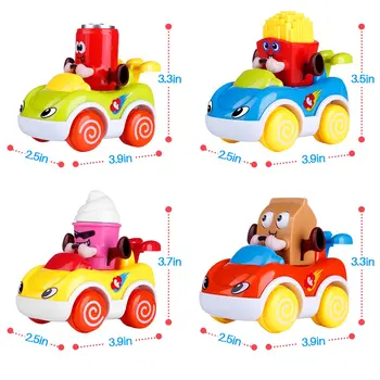 Anksti Švietimo Plėtros Automobiliai Vaikams Vaikiška Trinties Varomų Transporto priemonių Kūdikių Traukti Atgal, Automobilių Žaislus 1 2 3 Metų amžiaus kūdikiui