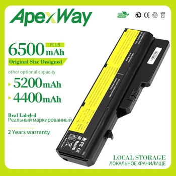 Apexway 11.1 V Nešiojamas baterija Lenovo L09S6Y02 LO9L6Y02 už IdeaPad G460 G465 G470 G475 G560 G565 G570 G575 G770 Z460