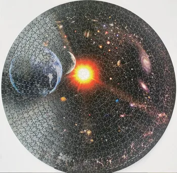 Apskrito Galvosūkiai Suaugusiųjų Kosmoso Puzzle Dėlionės Visatos Erdvės Įspūdį Serijos 1000 Vienetų Turas Vaikų Švietimo Įspūdį Vaikų Žaislas