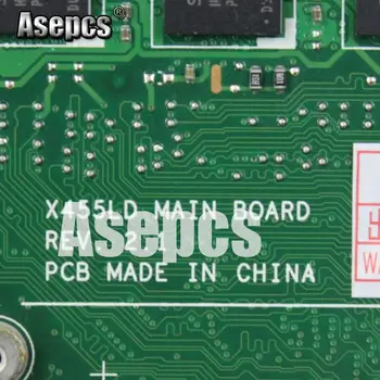 Asepcs X455LD Nešiojamojo kompiuterio motininė plokštė, skirta ASUS X455LD/J X455L X455 Y483L W419L W409L F455 Bandymo originalus mainboard 4G RAM, I5 CPU