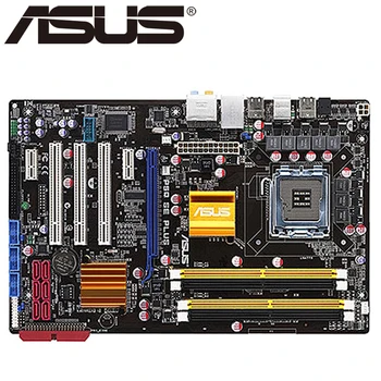 Asus P5Q SE PLUS Darbastalio Plokštė P45 Socket LGA 775 Už Core 2 Duo Quad DDR2 16G UEFI BIOS Originalus Naudojami Mainboard Parduoti