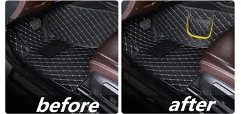 Atnaujinti odos automobilio grindų kilimėliai GMC Terrain 
