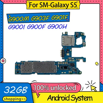 Atrakinta Geras Išbandyti Mainboard Logika valdybos Samsung Galaxy S5 Plokštė G900M G903F G901F G900I G900F G900H Su Pilna Žetonų