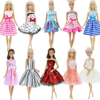 Atsitiktinis 5 Rinkiniai Mados Lady Mini Apranga Kasdien Dėvėti Palaidinė Kelnės Šortai, Kelnės, Sijonas Drabužius Barbie Lėlės Žaislas