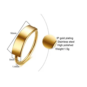 Aukso Signet Žiedas Moterų Žiedas Užsakymą Išgraviruotas Vardas Aukso Spalvos Papuošalai Šalis