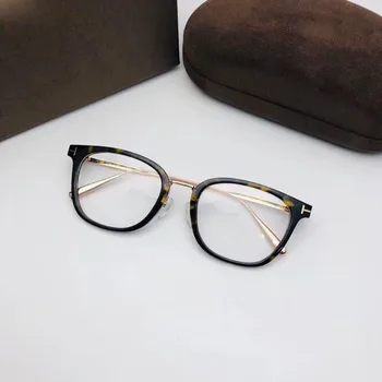 Aukštos kokybės akiniai TF5570 aikštės akiniai iš titano rėmo gali būti precription akinius trumparegystė hyperopic akiniai