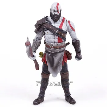 Aukštos Kokybės God of War 4 Kratos PVC Veiksmų Skaičius, Kolekcines, Modelis Žaislo OPP Maišelį 18cm