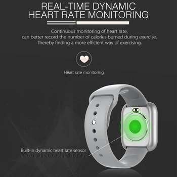 Aukštos Kokybės Smart Žiūrėti 2021 Vyrai Moterys 15 Dienų Baterija IP68 Vandeniui Širdies ritmo Monitoringo Smartwatch 