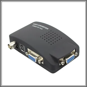 Aukštos Rezoliucijos BNC VGA Konverteris Video S-Video Adapterio Kabelį CRT/LCD Monitorius Skaitmeninės Box VAIZDO Kamera, DVD, DVR PC