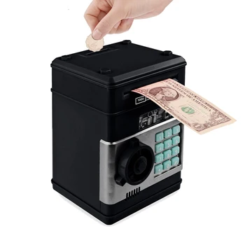 Automatinis piggy bank Elektroninių piggy bank ATM slaptažodį piggy bank Pinigų, monetų dėžutė BANKOMATŲ banko saugus Kalėdų dovana