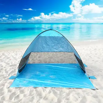 Automatinis Pop Iki Paplūdimio Palapinė Saulės Pasislėpti Šernas 2-3 Asmuo UV Apsauga Paplūdimio Atspalvis su nešimo Krepšys Lauko Veikla