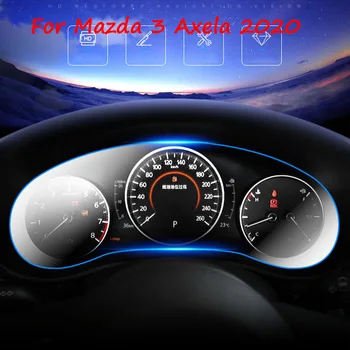 Automobilio Prietaisų Skydelyje Apsaugos Mazda 3 Axela 2020 2021 Priedai Screen Protector, Prietaisų Skydelio Membrana Plėvelė