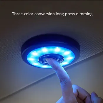 Automobilio Salono Lempa USB Įkrovimo LED Nešiojamų Turas Universalus Įkrovimo Wireless Touch 