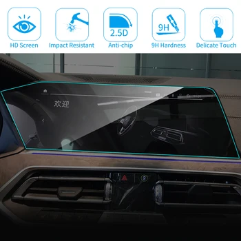Automobilių GPS Navigacijos Ekrano apsaugos BMW X5 G05 2019 HD Aiškus LCD Ekranas Jutiklinis Ekranas Grūdinto Stiklo Plėvelė Automobilių Reikmenys