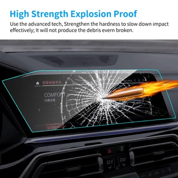 Automobilių GPS Navigacijos Ekrano apsaugos BMW X5 G05 2019 HD Aiškus LCD Ekranas Jutiklinis Ekranas Grūdinto Stiklo Plėvelė Automobilių Reikmenys
