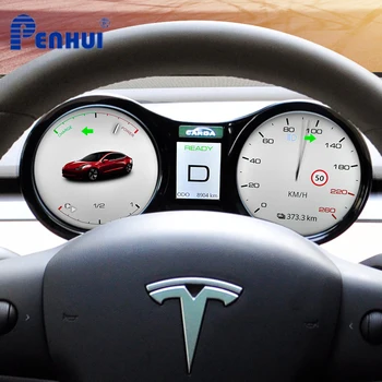 Automobilių Klasteris prietaisų skydelį Tesla Model Y/ Modelis 3 Automobilių Skaitmeninė priemonė mulstimedia Prietaisų skydelis