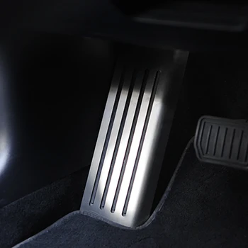 Automobilių Reikmenys Pedalu Pagalvėlės Apima Tesla Model 3 Aliuminio lydinio Akceleratoriaus Dujų Kuro Stabdžių Poilsio Pedalo Apima Automobilių model3