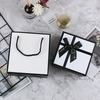 AVEBIEN Juoda balta dovanų dėžutėje kvepalai, kosmetika, piniginė, dovanų pakavimo dėžutės Vestuvių, gimtadienio dovanų maišelis коробка cajas de carton