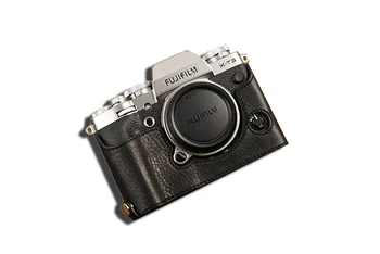 AYdgcam natūralios Odos Fotoaparato atveju Pusė Maišo Bodysuit Už Fujifilm XT3 XT3 Fuji X-T3 Rankų darbo Fotoaparato Krepšys