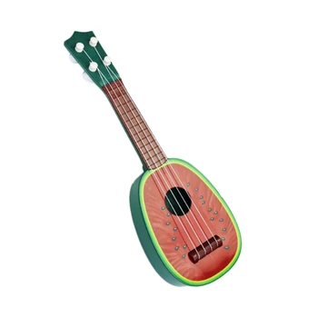 Baby Vaikų Švietimo Muzikos Instrumentas Žaislas Gitara Didmeninės Vaisių Gitara Mini Gali Groti Ukulėle Arbūzas