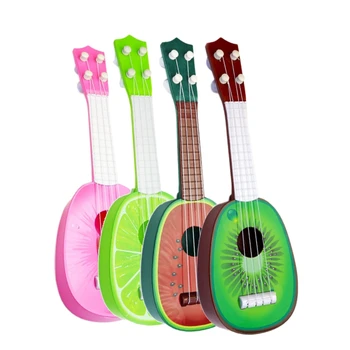 Baby Vaikų Švietimo Muzikos Instrumentas Žaislas Gitara Didmeninės Vaisių Gitara Mini Gali Groti Ukulėle Arbūzas