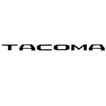 Bagažinės Įterpti Raidžių Toyota Tacoma 2016 2017 2018 2019 Specialių 3D Cinko Matinė juoda