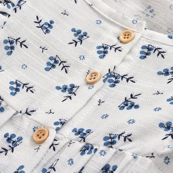 Bamblys vaikams, kūdikių mergaitės ilgomis rankovėmis gėlių spausdinti ruched topai marškinėliai gana mergaičių palaidinukės vaikų drabužių mergina drabužius, 1-6Y